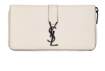 Saint Laurent Long Zip Wallet, front view